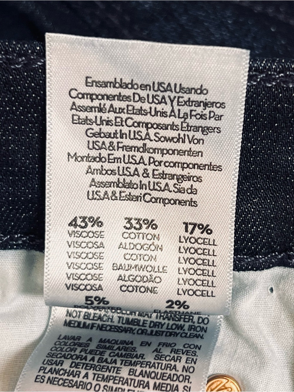 Mother Women’s Sz 26 Mid Rise Jeans Dazzler Ankle Dark Wash Stretch Denim - Picture 16 of 16